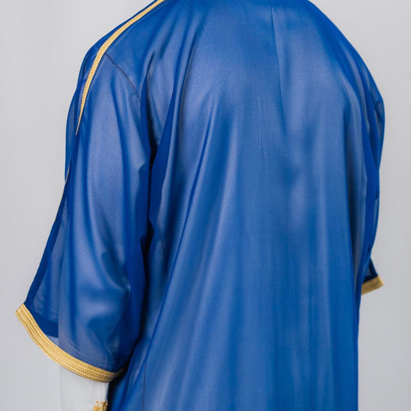 Jabador homme 3 Pièces -Bleu & Doré