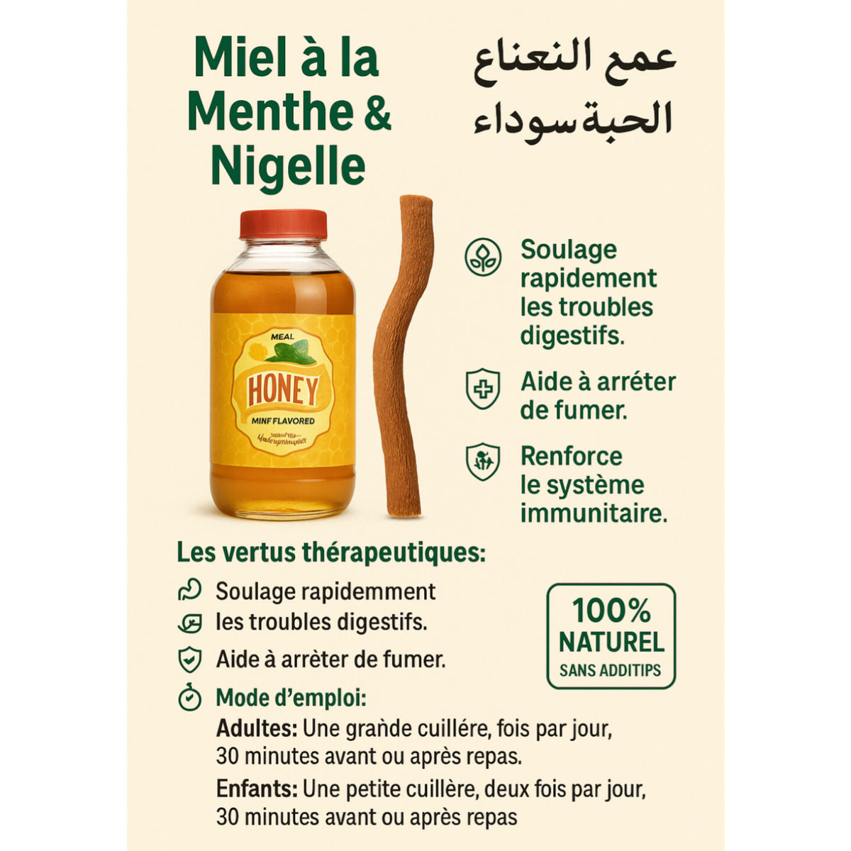 MIEL MENTHE