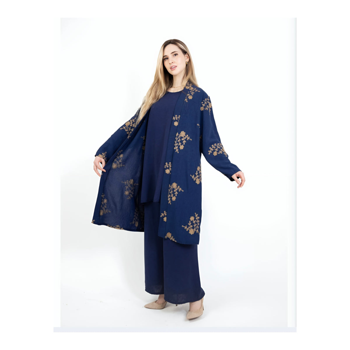 Ensemble Femme gilet pantalon – effet 3 pièces