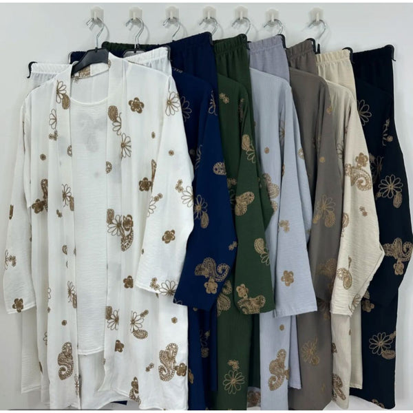 Ensemble Femme gilet pantalon – effet 3 pièces