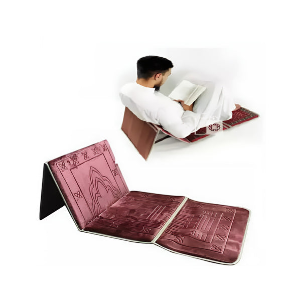 Tapis de Prière de Voyage Ergonomique avec Dossier Intégré