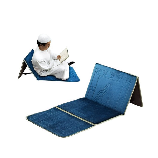 Tapis de Prière de Voyage Ergonomique avec Dossier Intégré