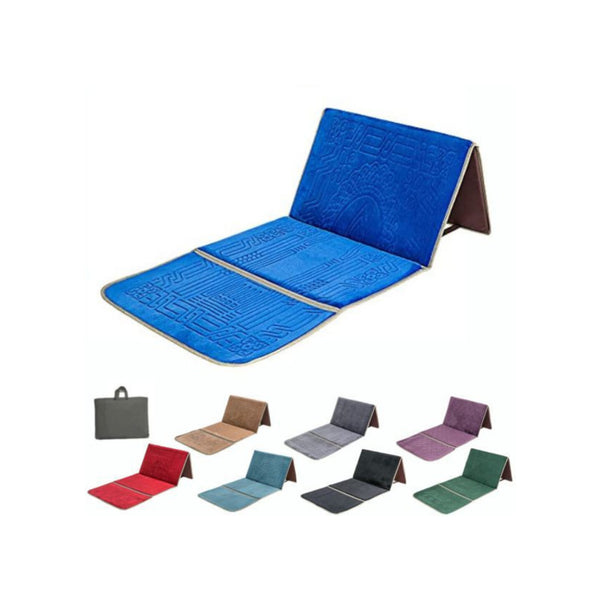 Tapis de Prière de Voyage Ergonomique avec Dossier Intégré