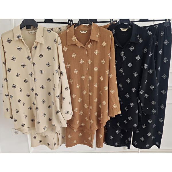 Ensemble Femme gilet pantalon - effet 3 pièces