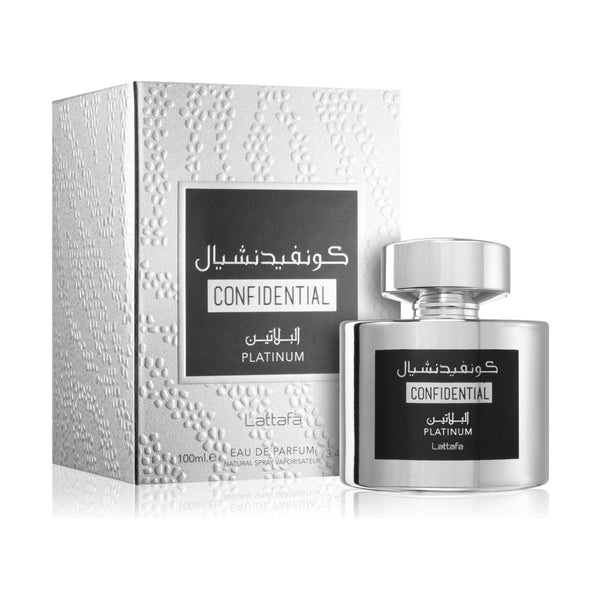 Eau de parfum Confidential platinium 100ml – Lattafa