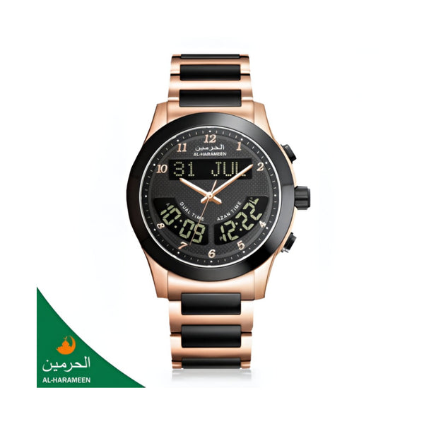 Montre homme musulmane heure de prière Islam Ramadan cadeau avec heure Azan Qibla