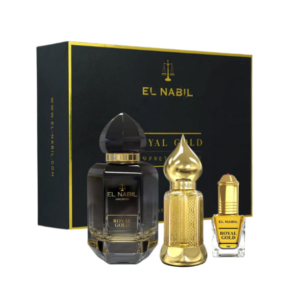 Coffret Prestige Royal Gold – El Nabil (3 pièces)