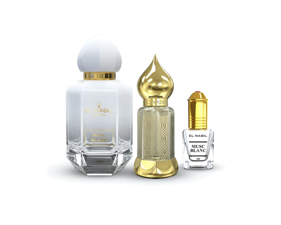 Coffret Prestige Royal blanc – El Nabil (3 pièces)