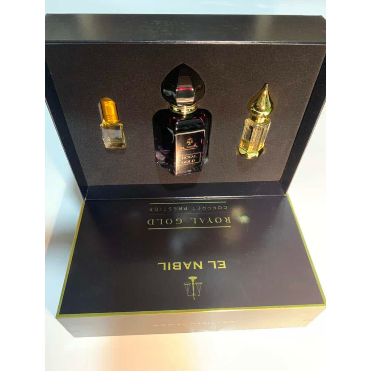 Coffret Prestige Royal Gold – El Nabil (3 pièces)