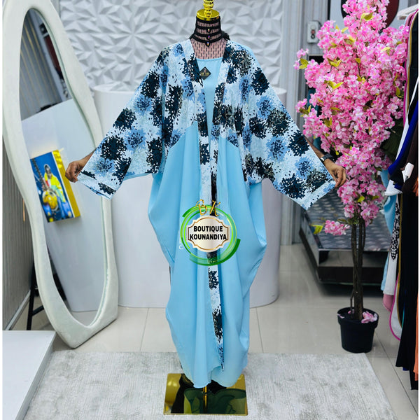 Abaya Fleur d'ombre