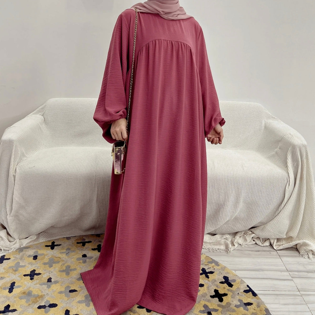 Abaya ballon en dijaz