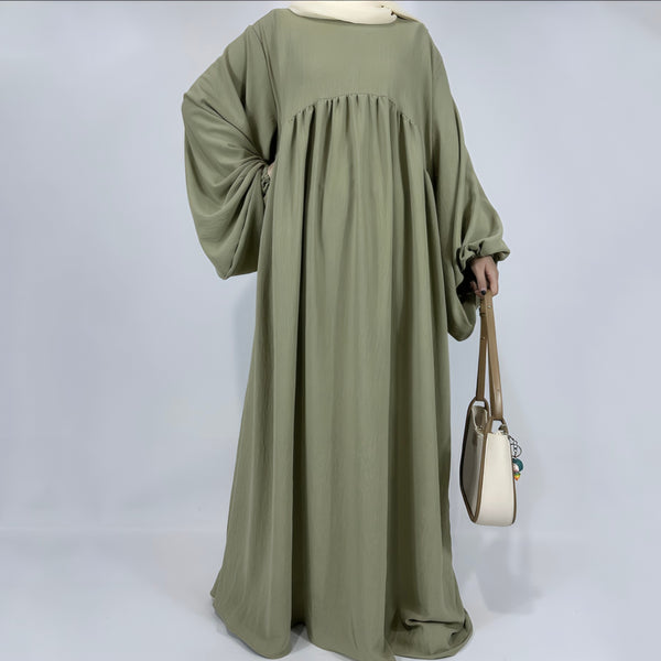 ABAYA BALLON SOIE DE MEDINE