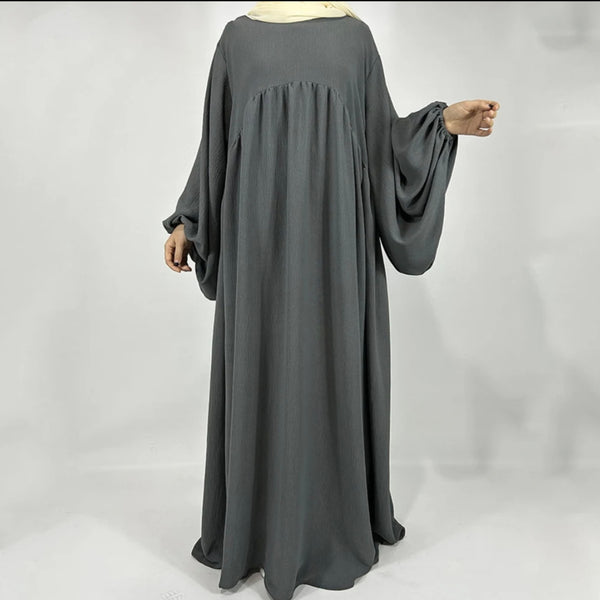 ABAYA BALLON SOIE DE MEDINE