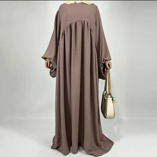 ABAYA BALLON SOIE DE MEDINE