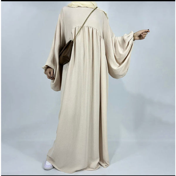 ABAYA BALLON SOIE DE MEDINE