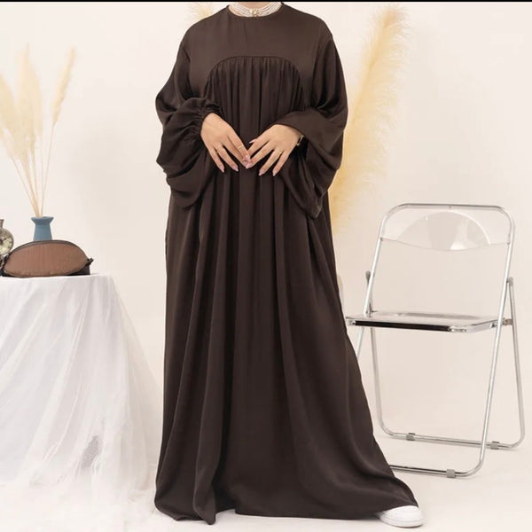ABAYA BALLON SOIE DE MEDINE