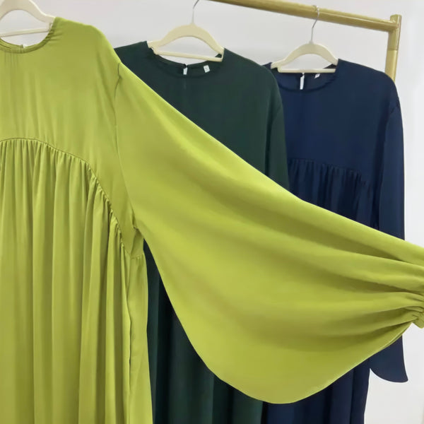 ABAYA BALLON SOIE DE MEDINE