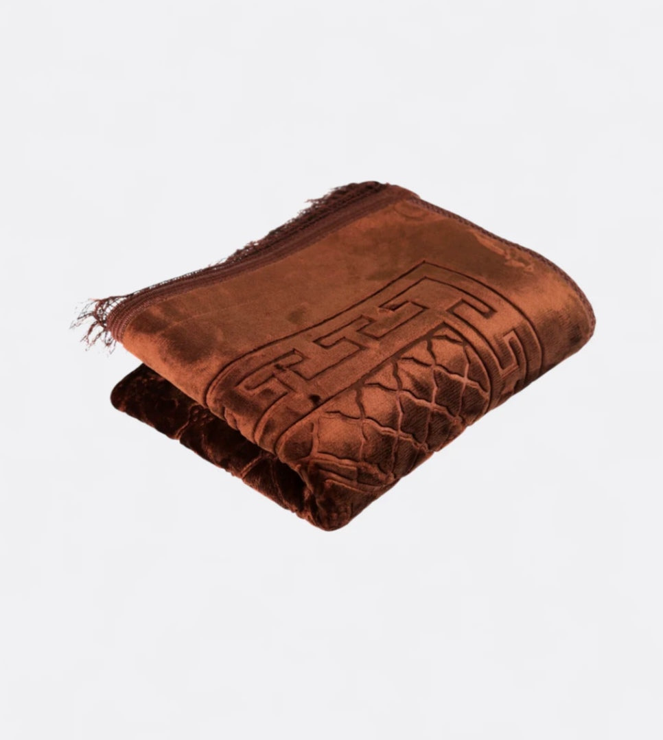Tapis de Prière en Velours Moelleux - Confort et Sérénité