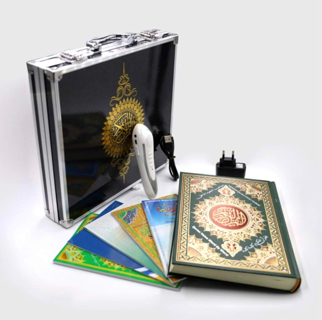 Ramadan Coran avec Stylo Lecteur Mot à Mot Tafsir, Sahih Bukhari, Sahih Muslim Stylo Lecteur numérique de Coran Mot pour avec enregistreur Vocal Traduction Dictionnaire Parlant Plus 5 Livres