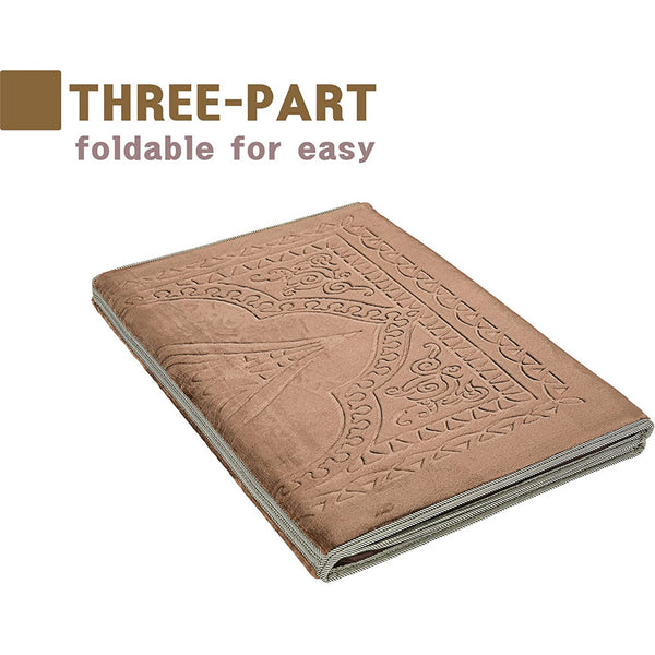 Tapis de Prière de Voyage Ergonomique avec Dossier Intégré