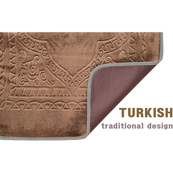 Tapis de Prière de Voyage Ergonomique avec Dossier Intégré