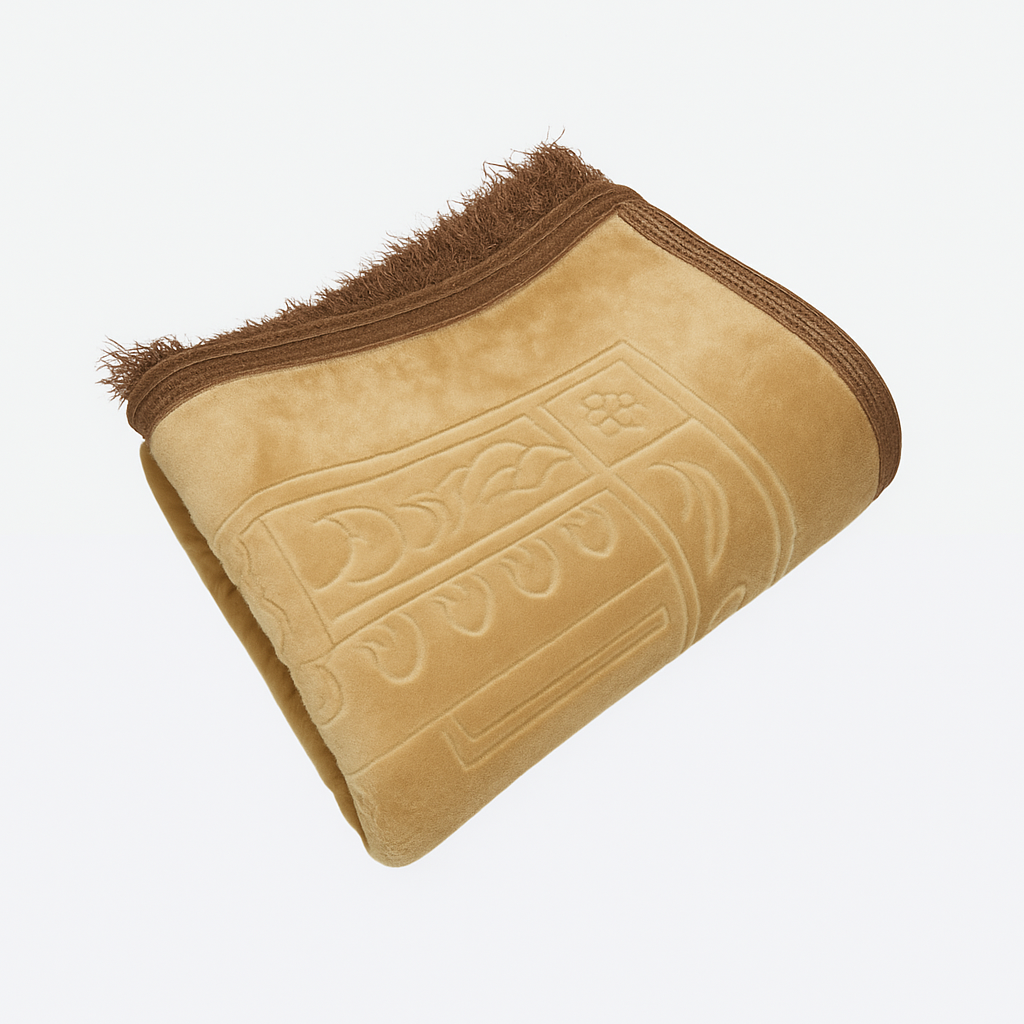 Tapis de Prière en Velours Moelleux - Confort et Sérénité