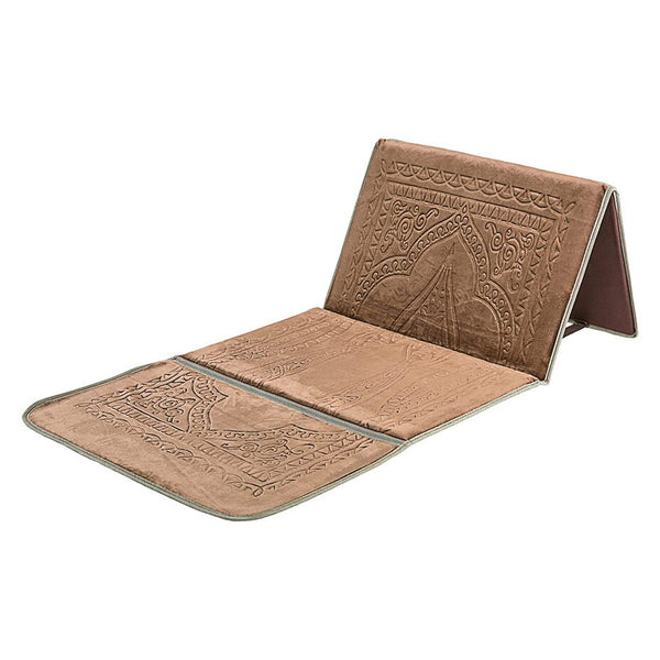 Tapis de Prière de Voyage Ergonomique avec Dossier Intégré